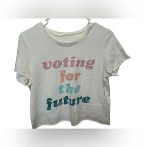 Women's Voting For The Future Graphic T-Shirt-Grayson Threads